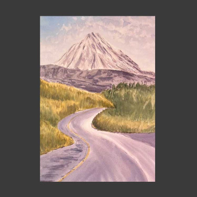 Camino a las montañas 