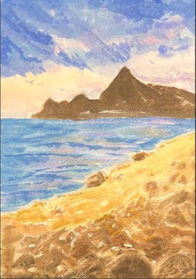Sea and mountains